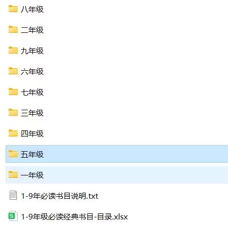 人民日报整理1-9年级必读经典书目149本，附高清PDF - 整理不易